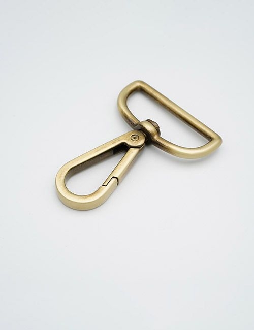 1 1/2"(38MM), Mousqueton pivotant, alliage de zinc, WEC8001
