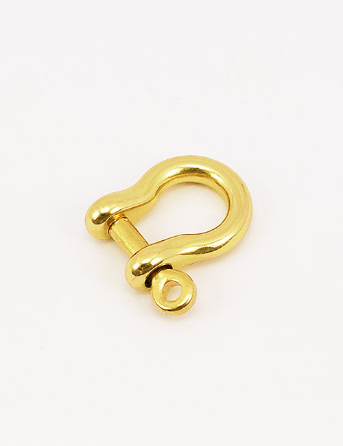 1/4" (7MM),手挽连接环固定件背带连接扣,铜,UAO7001