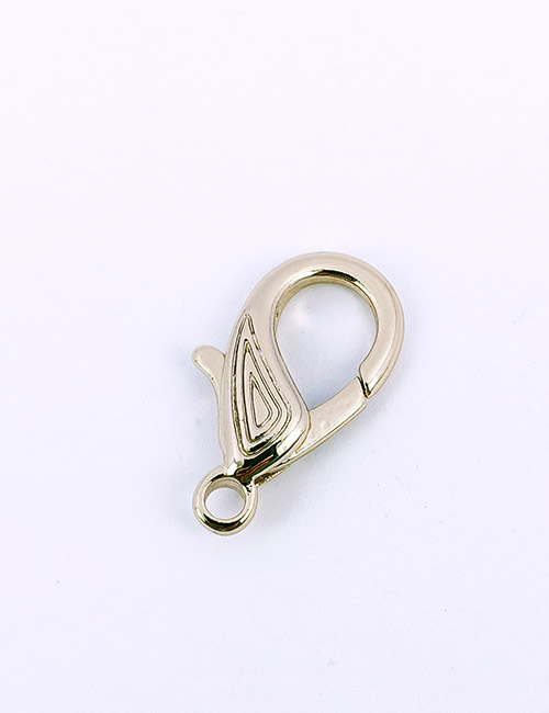 1/8" (3MM),固定尾环钩扣,钥匙扣狗扣链条扣,锌合金,WBO3004