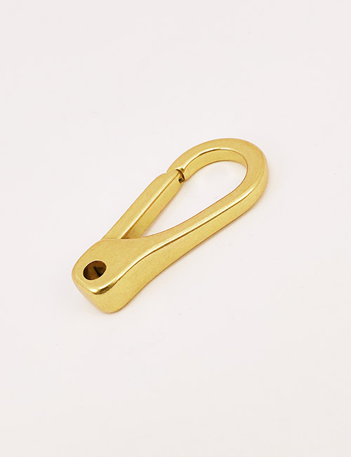 1/8"(4MM), starre Karabinerhaken, Messing, WBO4001