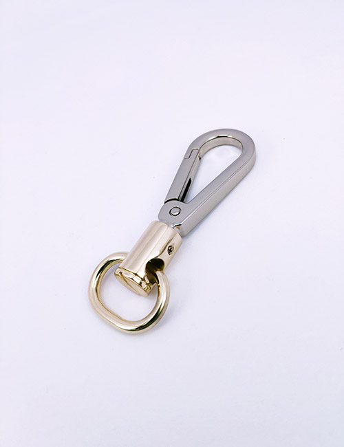 3/4" (19MM),旋转尾环钩扣钥匙扣万向狗扣链条扣,锌合金,WEA9009
