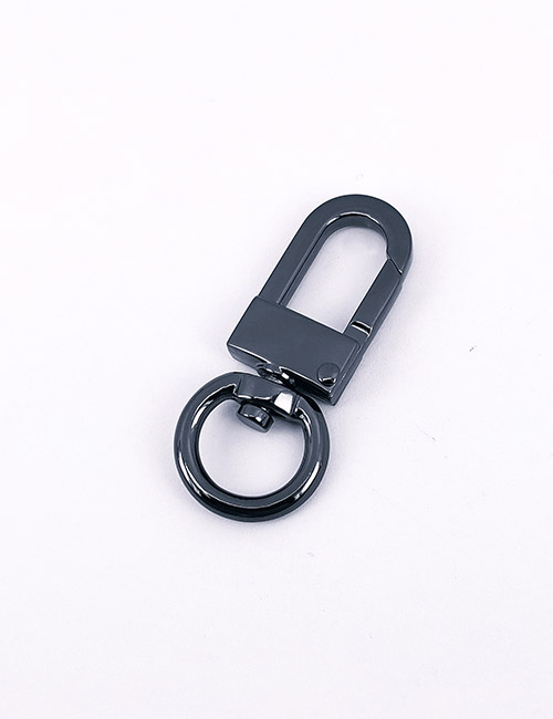 1/2" (12MM),旋转尾环钩扣钥匙扣万向狗扣链条扣,锌合金,WEA2023