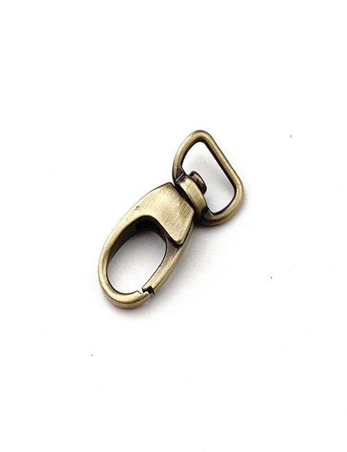 1/2" (12MM),旋转尾环钩扣钥匙扣万向狗扣链条扣,锌合金,WEA2030