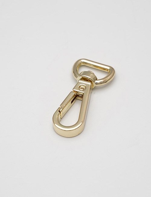 1/2" (13MM),旋转尾环钩扣钥匙扣万向狗扣链条扣,锌合金,WEA3005