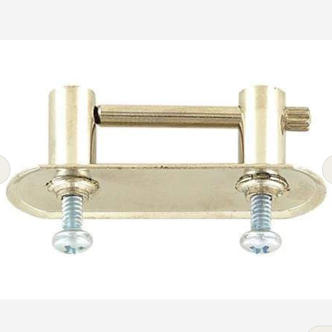 3/4" (18MM),转轴拱桥手袋箱包五金耳仔扣手挽连接件手挽固定扣,铜,UAA8002