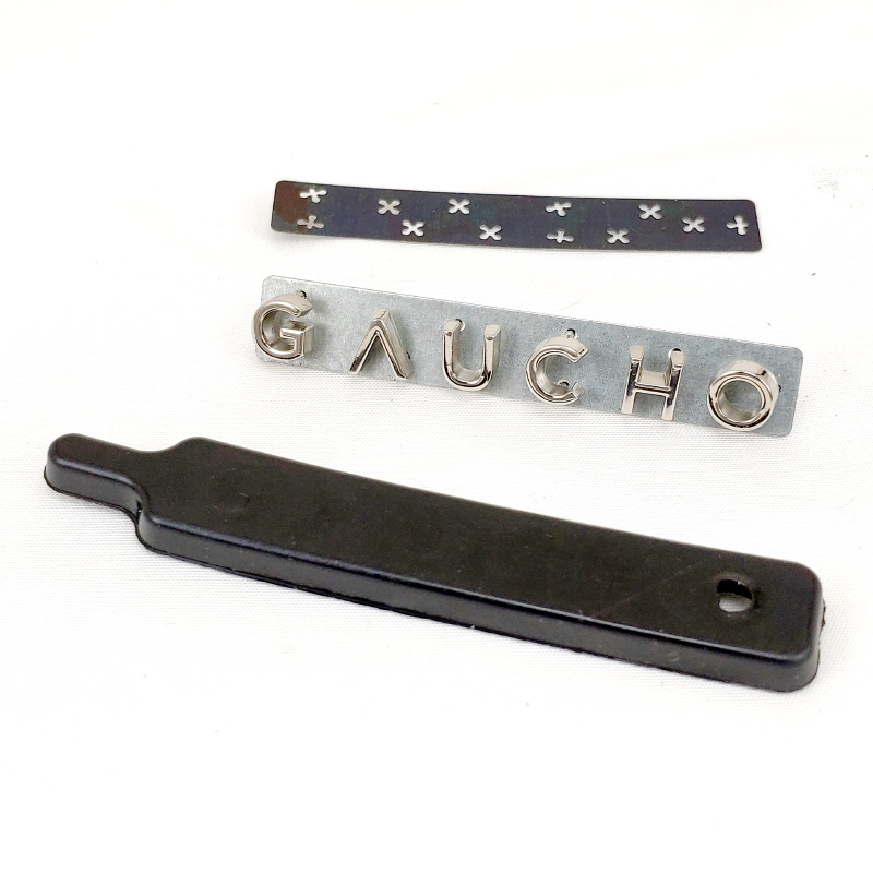 50MM,手袋标牌装饰牌商标LOGO标牌,锌合金,PA071