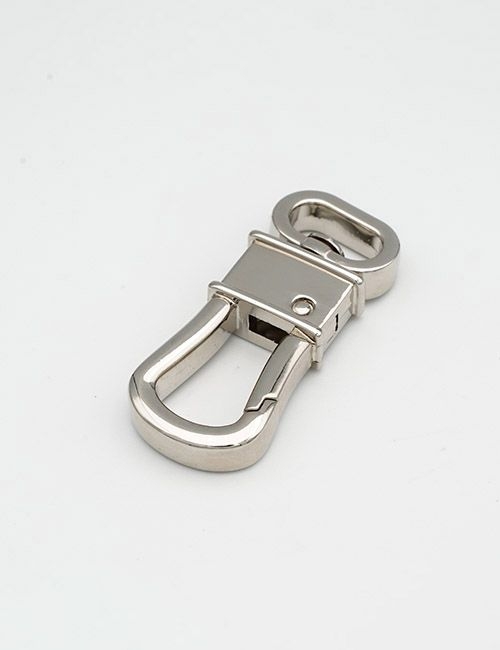 1/2"(13MM),旋转尾环钩扣钥匙扣万向狗扣链条扣,锌合金,WEA3002