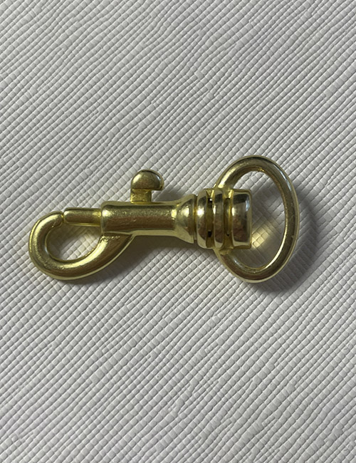 1/2"(12MM),旋转尾环钩扣钥匙扣万向狗扣链条扣,铜,WEA2025