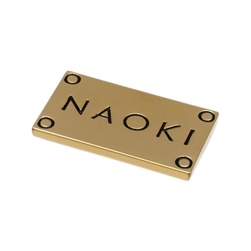[PA021] 35MM, Brand Logo, Zinc Alloy, PA021