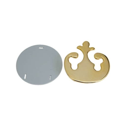 [PA033] 53MM, logo marki, mosiądz, PA033