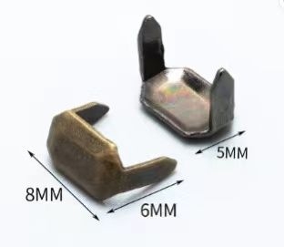 [PD049] 8MM, borchie, ottone, PD049