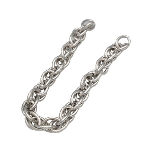 [RB002] Handgefertigte Kette, Edelstahl, RB002