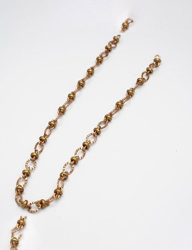 [RB005] Handgefertigte Kette, Kupfer, RB005