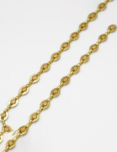 [RB006] Handgefertigte Kette, Messing, RB006