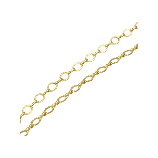 [RB007] Handgefertigte Kette, Messing, RB007