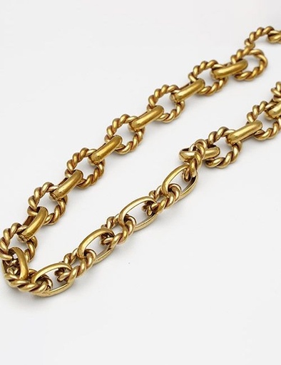 [RB008] Handgefertigte Kette, Messing, RB008