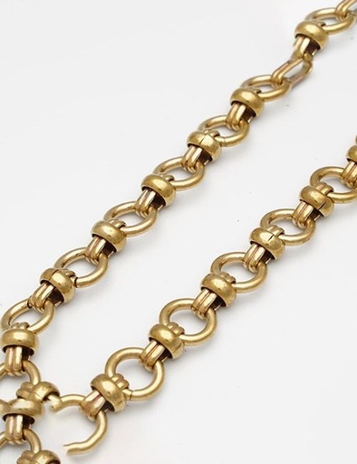 [RB009] Handgefertigte Kette, Messing, RB009