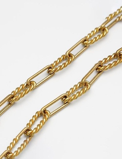 [RB010] Handgefertigte Kette, Messing, RB010