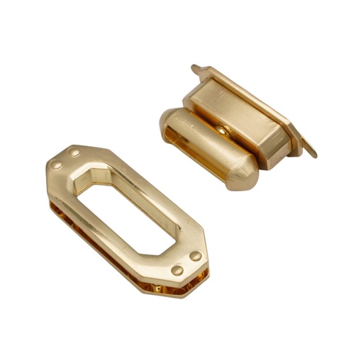 [SJ114] 3.8MM,拧锁手袋金属锁扣箱包转锁,锌合金,SJ114