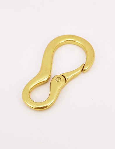 [WBA1001] 3/8"(11MM), starre Karabinerhaken, Messing, WBA1001