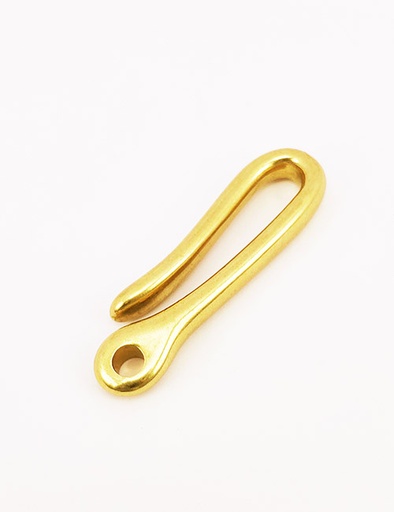 [WBO4002] 1/8"(4MM), starre Karabinerhaken, Messing, WBO4002