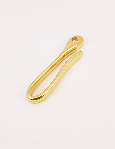 [WBO5003] 1/4"(5MM), starre Karabinerhaken, Messing, WBO5003