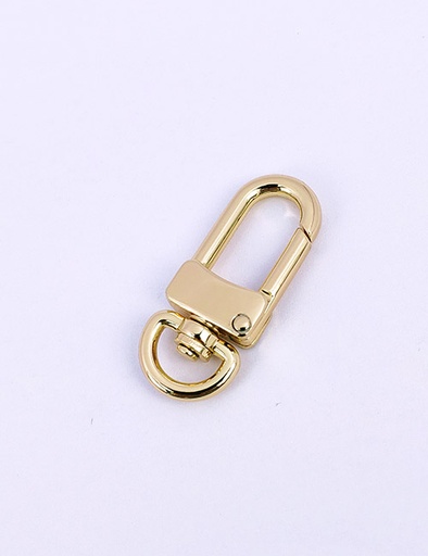 [WEO9005] 3/8" (9MM),旋转尾环钩扣钥匙扣万向狗扣链条扣,锌合金,WEO9005