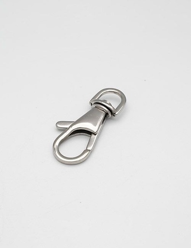 [WEO7001] 1/4" (7MM),旋转尾环钩扣钥匙扣万向狗扣链条扣,不锈钢,WEO7001