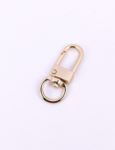 [WEA0015] 3/8" (10MM),旋转尾环钩扣钥匙扣万向狗扣链条扣,锌合金,WEA0015