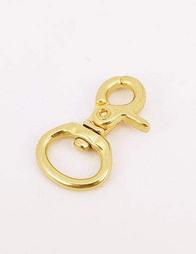 [WEA5010] 5/8" (15MM),旋转尾环钩扣钥匙扣万向狗扣链条扣,铜,WEA5010
