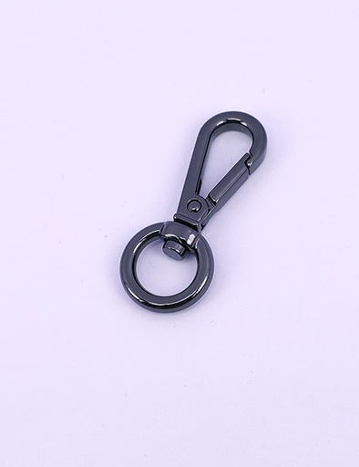 [WEA1012] 1/2" (11MM),旋转尾环钩扣钥匙扣万向狗扣链条扣,锌合金,WEA1012