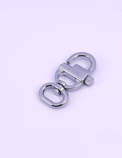[WEA3017] 1/2"(13MM), Mousqueton pivotant, alliage de zinc, WEA3017