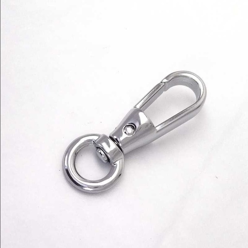[WEO9011] 3/8"(9MM),旋转尾环钩扣钥匙扣万向狗扣链条扣,锌合金,WEO9011