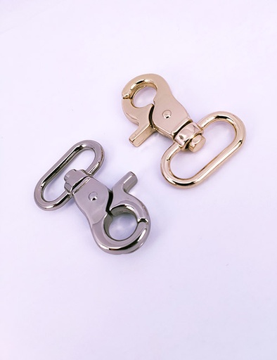 [WEB5032] 1"(25MM), Mousqueton pivotant, alliage de zinc, WEB5032