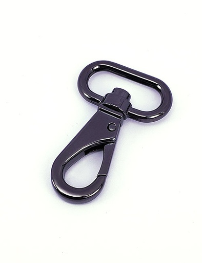 [WEB5020] 1"(25MM), Mousqueton pivotant, alliage de zinc, WEB5020