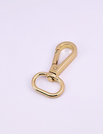 [WEB0022] 3/4" (20MM),旋转尾环钩扣钥匙扣万向狗扣链条扣,锌合金,WEB0022