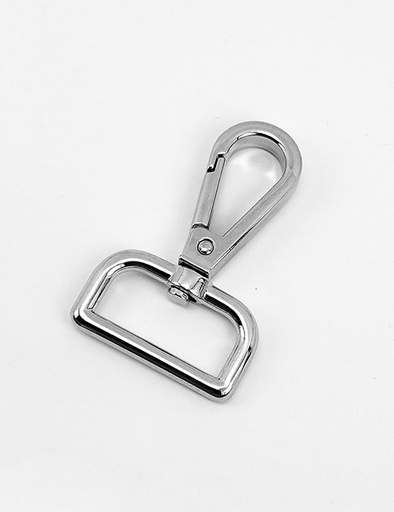 [WEB5017] 1"(25MM), Mousqueton pivotant, alliage de zinc, WEB5017