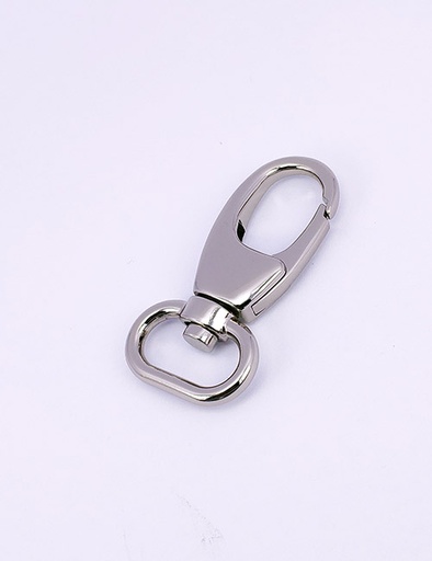 [WEB0040] 3/4" (20MM),旋转尾环钩扣钥匙扣万向狗扣链条扣,锌合金,WEB0040