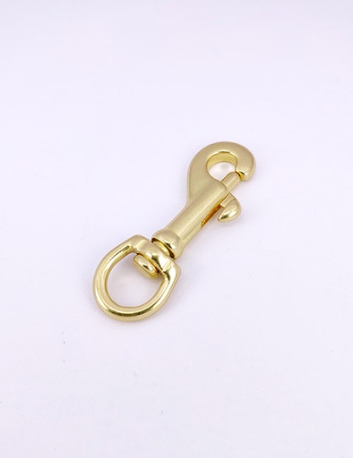 [WEA1014] 3/8" (11MM),旋转尾环钩扣钥匙扣万向狗扣链条扣,铜,WEA1014