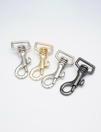 [WEA8014] 3/4"(18MM), Mousquetons pivotants, alliage de zinc, WEA8014