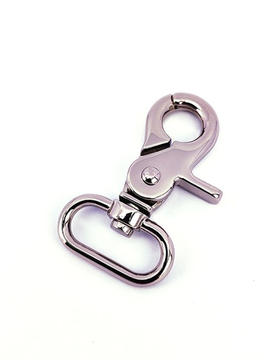 [WEB5008] 1" (25MM), ganci a scatto girevoli, lega di zinco, WEB5008