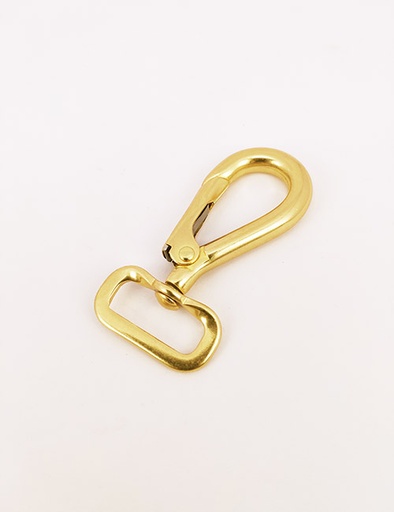 [WEB0015] 3/4"(20MM), Mousquetons pivotants, Laiton, WEB0015