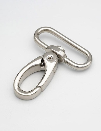 [WEC7003] 1 1/2"(37MM), Mousquetons pivotants, alliage de zinc, WEC7003