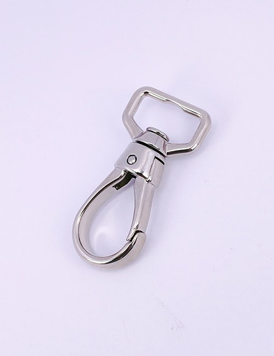 [WEA9016] 3/4" (19MM),旋转尾环钩扣钥匙扣万向狗扣链条扣,锌合金,WEA9016