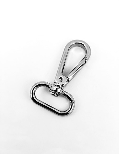 [WEB5018] 1"(25MM), Mousqueton pivotant, alliage de zinc, WEB5018
