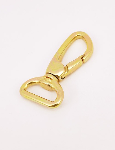 [WEB0014] 3/4"(20MM), drehbare Karabinerhaken, Messing, WEB0014