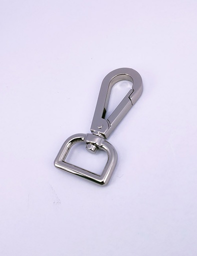 [WEA9025] 3/4" (19MM),旋转尾环钩扣钥匙扣万向狗扣链条扣,锌合金,WEA9025