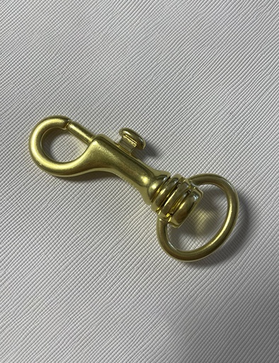 [WEB0041] 3/4"(20MM),旋转尾环钩扣钥匙扣万向狗扣链条扣,铜,WEB0041