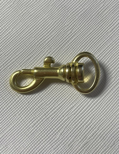 [WEA2025] 1/2"(12MM),旋转尾环钩扣钥匙扣万向狗扣链条扣,铜,WEA2025