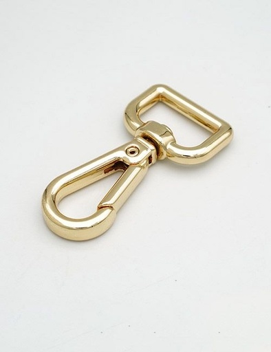 [WEA8001] 3/4" (18MM),旋转尾环钩扣钥匙扣万向狗扣链条扣,锌合金,WEA8001